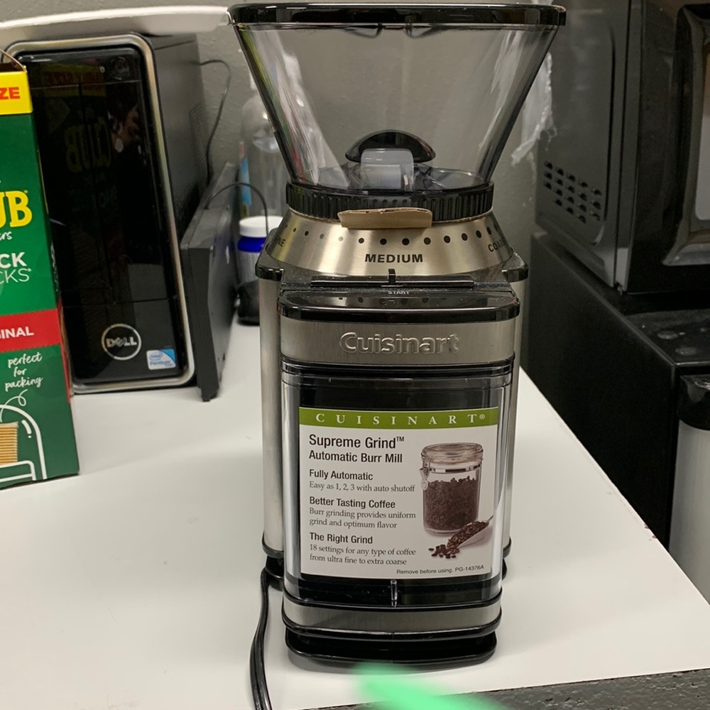 Is a grinder for coffee beans